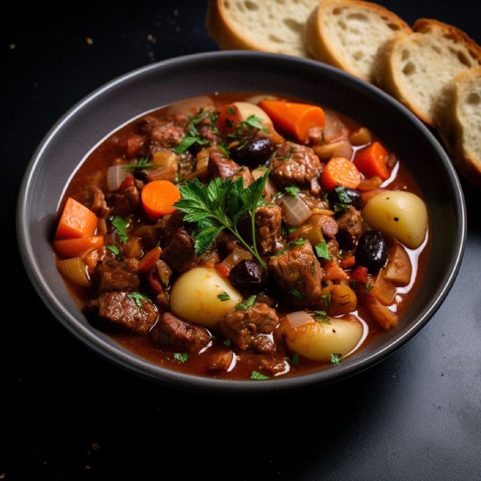 One Pot Beef Stew with Carrots and Potatoes