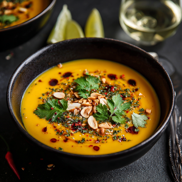 Butternut Squash & Coconut Curry Soup