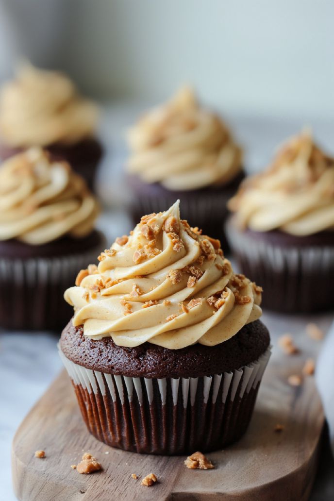 Chocolate and Peanut Butter Cupcakes