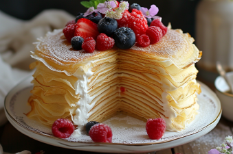 Crepe Cake for Fat Tuesday