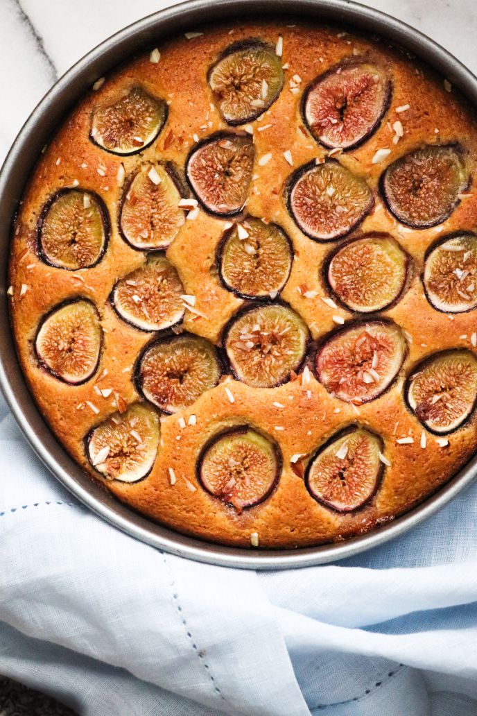 Baked oats with figs