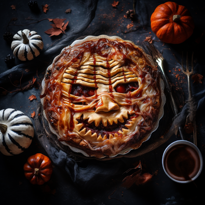Haunted Halloween Pie