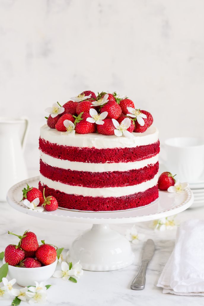 Easy Red Velvet Cake Recipe | Baked by Claire